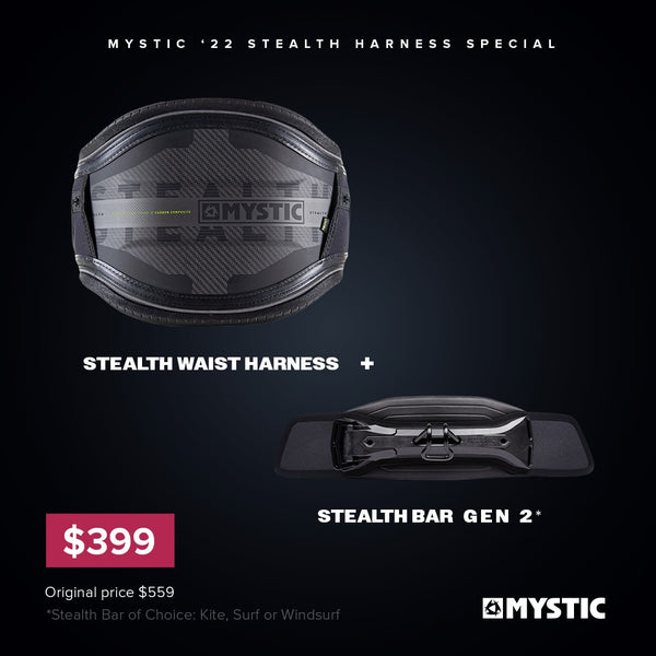 2022 Mystic Stealth Harness and Spreader Bar Bundle