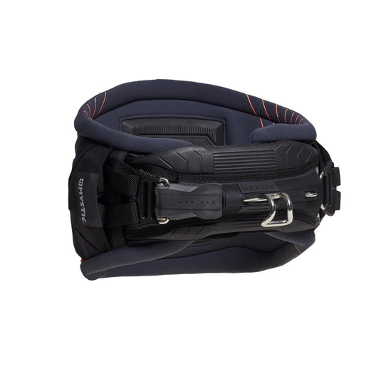 Green Hat Kiteboarding-2022 Mystic Warrior Dark Grey Waist Harness-Hook View