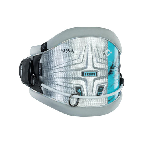 Green Hat Kiteboarding-2021 ION Nova Curv Women's Kite Waist Harness-Back View