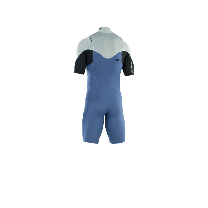 Load image into Gallery viewer, 2023 Ion Element 2/2 Shorty Shortsleeve Front-Zip Wetsuit Cascade Blue
