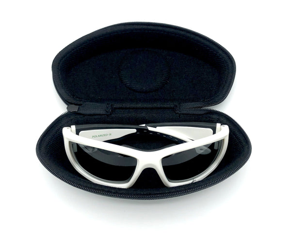 Green Hat Zipper Glasses Case