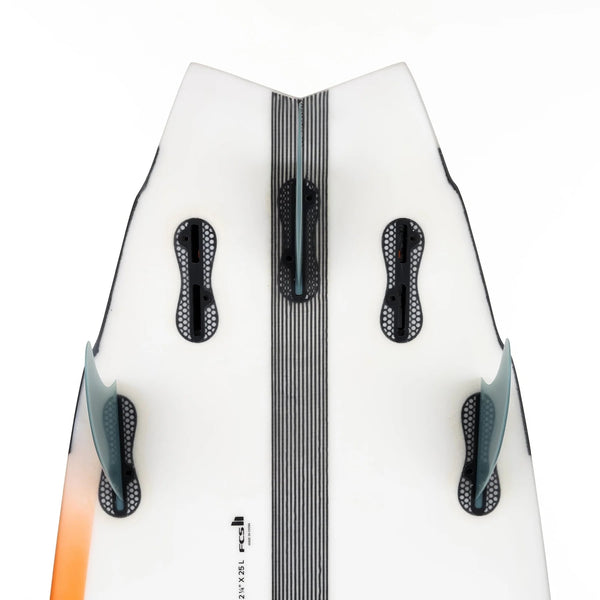 2023 Slingshot Burner XR V1 Surfboard Versa 5 Fin Configuration