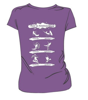 "This is Kiteboarding" Womens T-Shirt