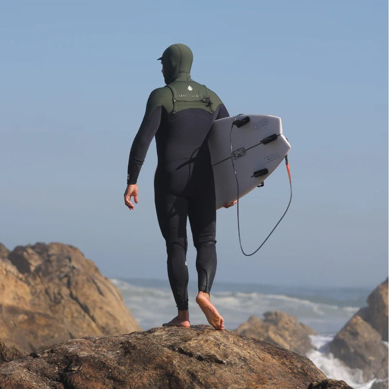 Load image into Gallery viewer, Saint Jacques Clovis Convertible Hooded Yamamoto Fullsuit 5/3 Front-Zip Wetsuit
