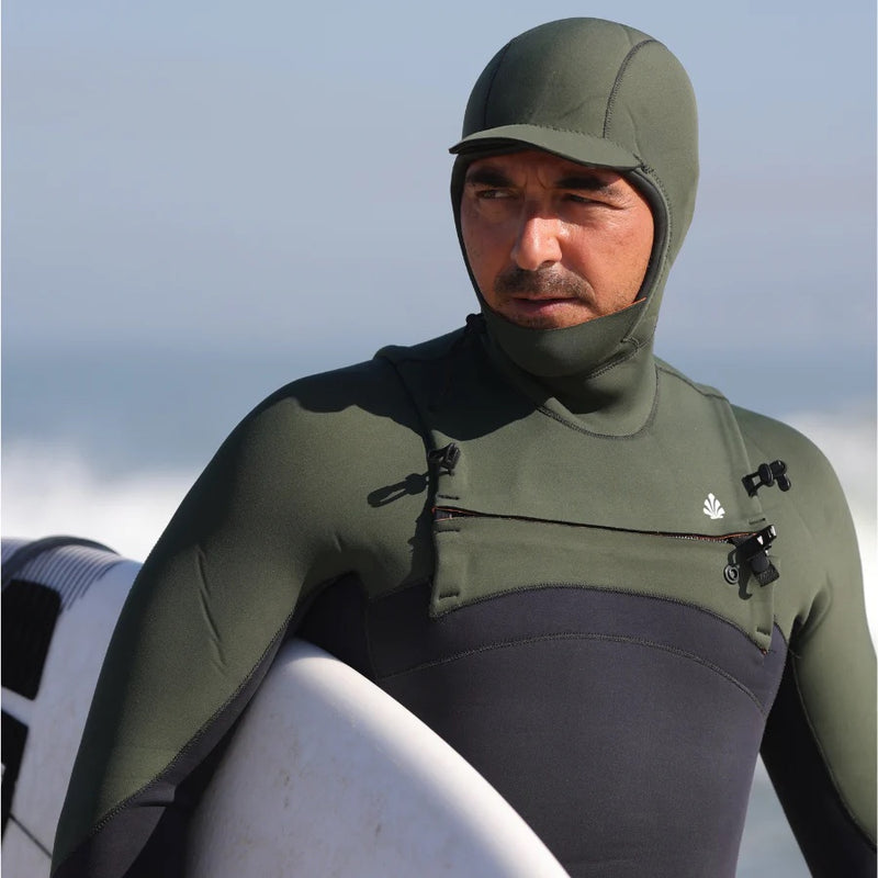 Load image into Gallery viewer, Saint Jacques Clovis Convertible Hooded Yamamoto 5/3 Front-Zip Winter Wetsuit

