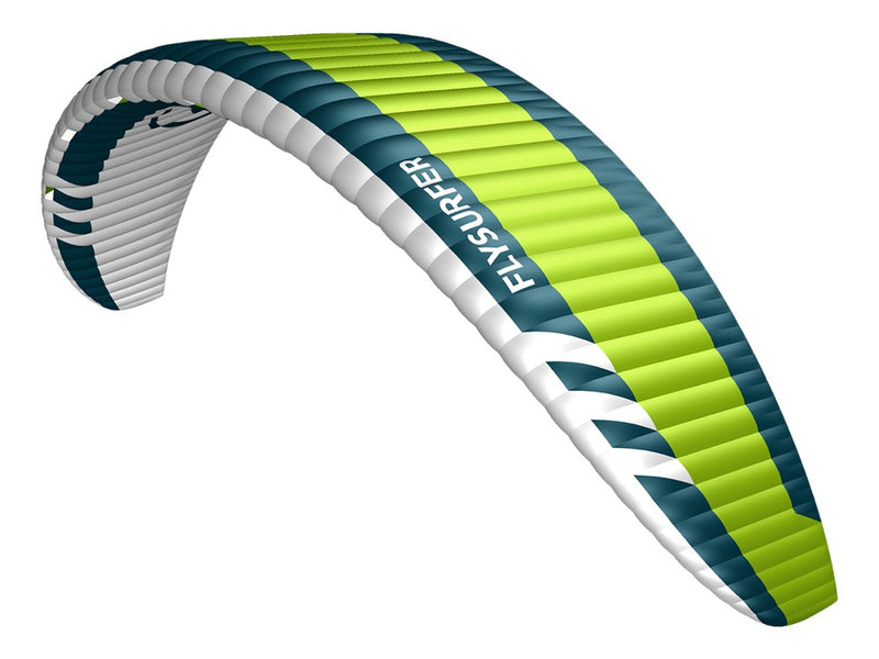 Load image into Gallery viewer, Lime Flysurfer Sonic 3 Foil Kite
